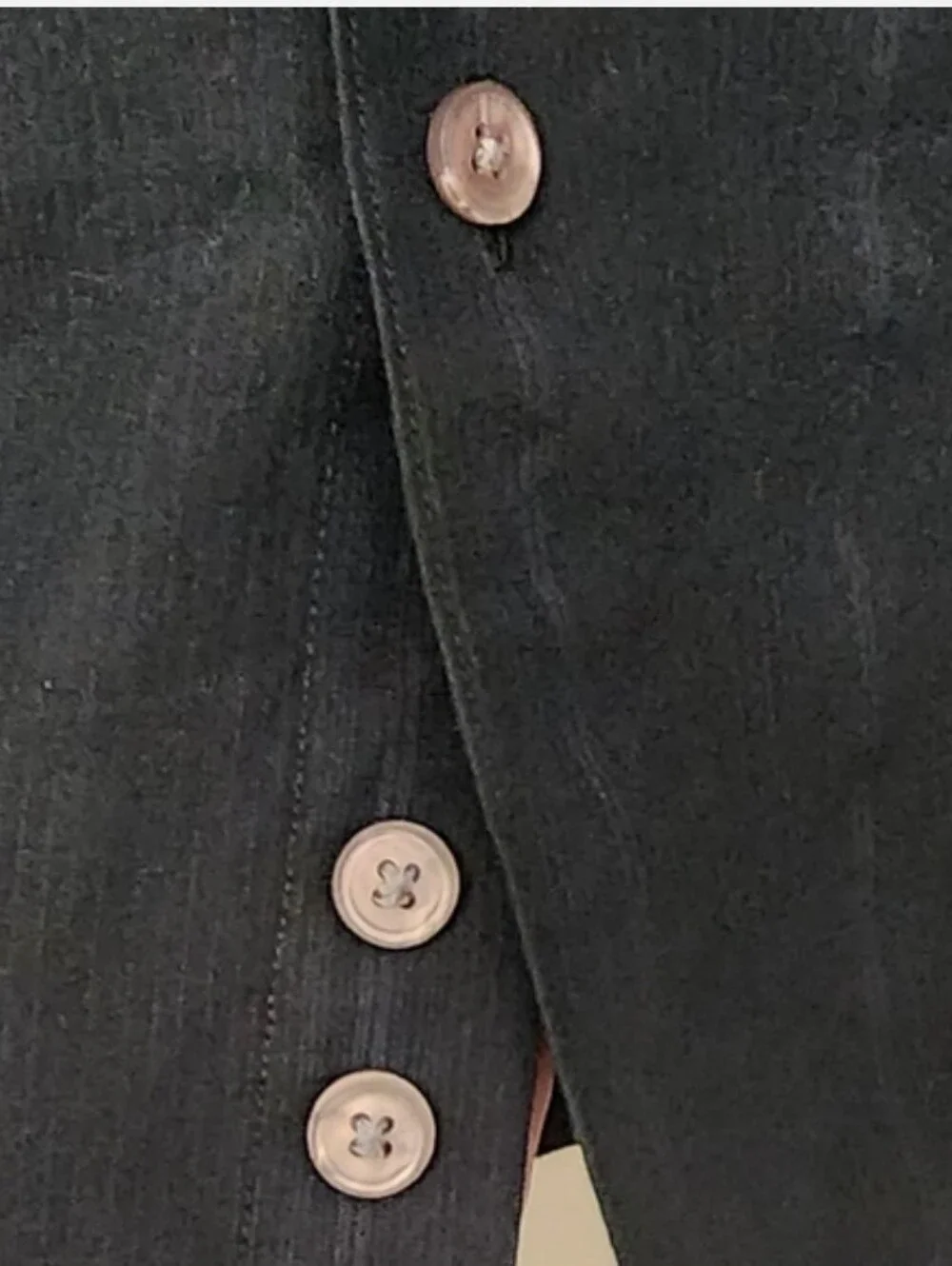 Perry Ellis Men's Black Short Sleeve Button Down Shirt Subtle Embossed Size XL - Picture 5 of 9